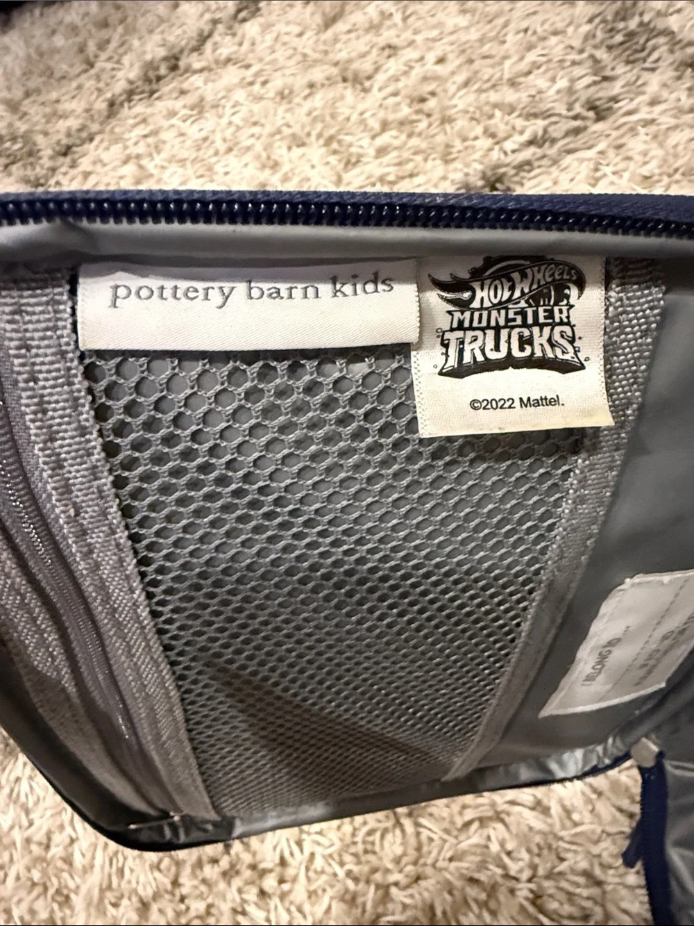 Kids' Monster Truck Backpack and Lunch Bag Set - Blue